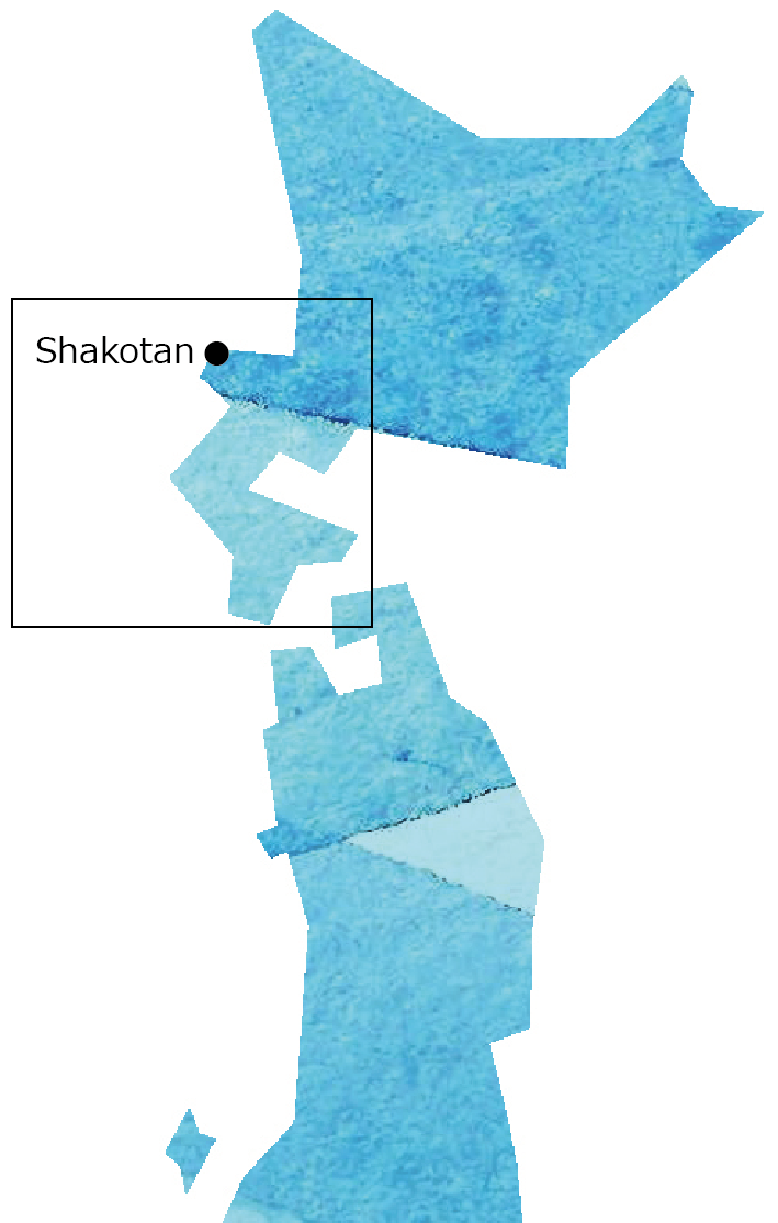 積丹町の所在位置